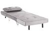 Velvet Sofa Bed Grey VESTFOLD_808680