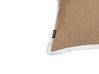 Set of 2 Cotton Cushions 45 x 45 cm Brown IANTHE_940123