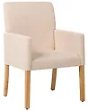Silla de comedor ROCKEFELLER Tela Beige