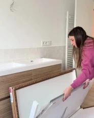 LED Bathroom Mirror LOCMARIAQUER 120 cm 60 cm Silver_1056497