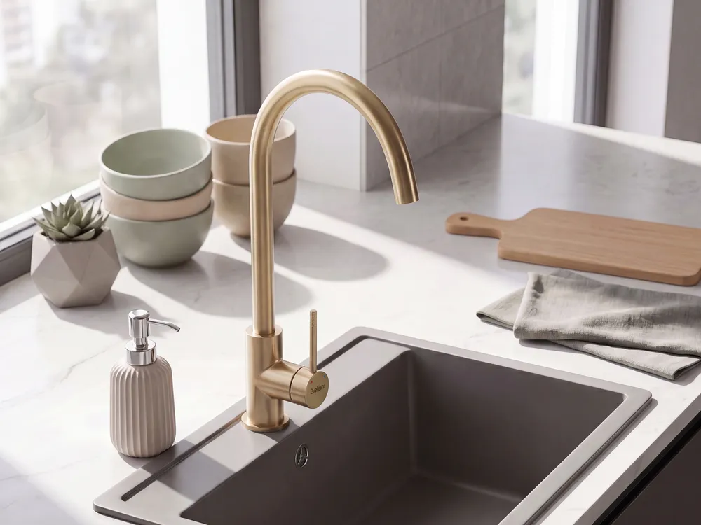 Kitchen Tap KONASHEN Gold_1108567