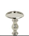 Metal Candlestick 24 cm Silver BUSAT _765640