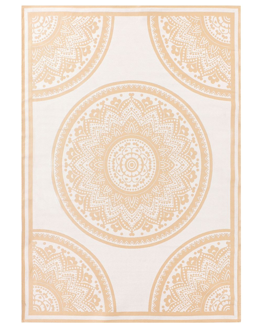 Outdoorteppich HUBLI Beige 160 x 230 cm