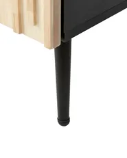 Bedside Table DALCROSS Brown/ Black_946651