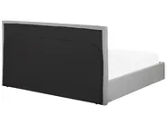 Ottoman Bed LORIENT Fabric Grey 160 x 200 cm (EU King Size)_827048