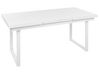 6 Seater Aluminium Garden Dining Set White and Grey VALCANETTO/GROSSETO_938336