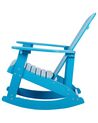 Chaise de jardin à bascule bleu ADIRONDACK_872988