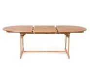 Garden Dining Set 8 Seater MAUI with Cushions Acacia Wood Off-White_697210