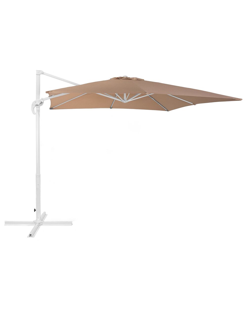 Parasol déporté 250 cm MONZA Beige foncé
