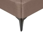 Bed Boucle MELLE 180 x 200 cm (EU Super King) Brown_965724