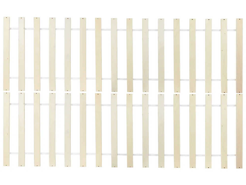 Bed with 2 Drawers SABRAN Pine Wood White 120 x 200 cm (EU Small Double)_1062468