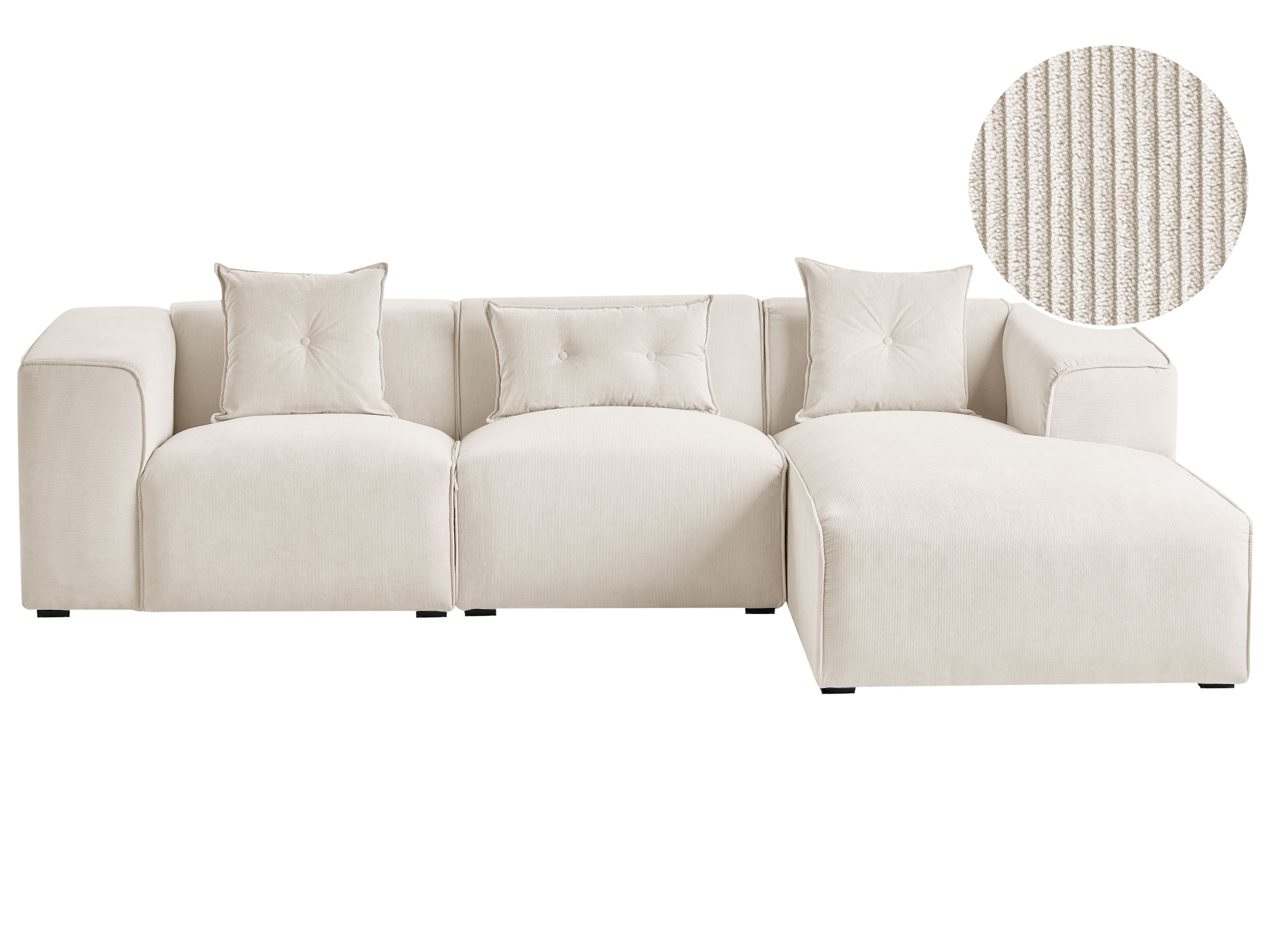Off white corner sofa discount
