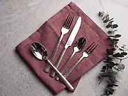 30 Piece Cutlery Set QUADRUCCI Silver_1183212