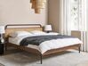 Wooden EU Super King Size Bed Dark BOUSSICOURT_931142