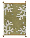 Kids Rug JAJPUR  Green 140 x 200 cm Cotton
