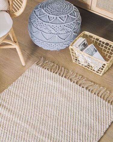 Jute Area Rug 80 x 150 cm Beige ALADAG