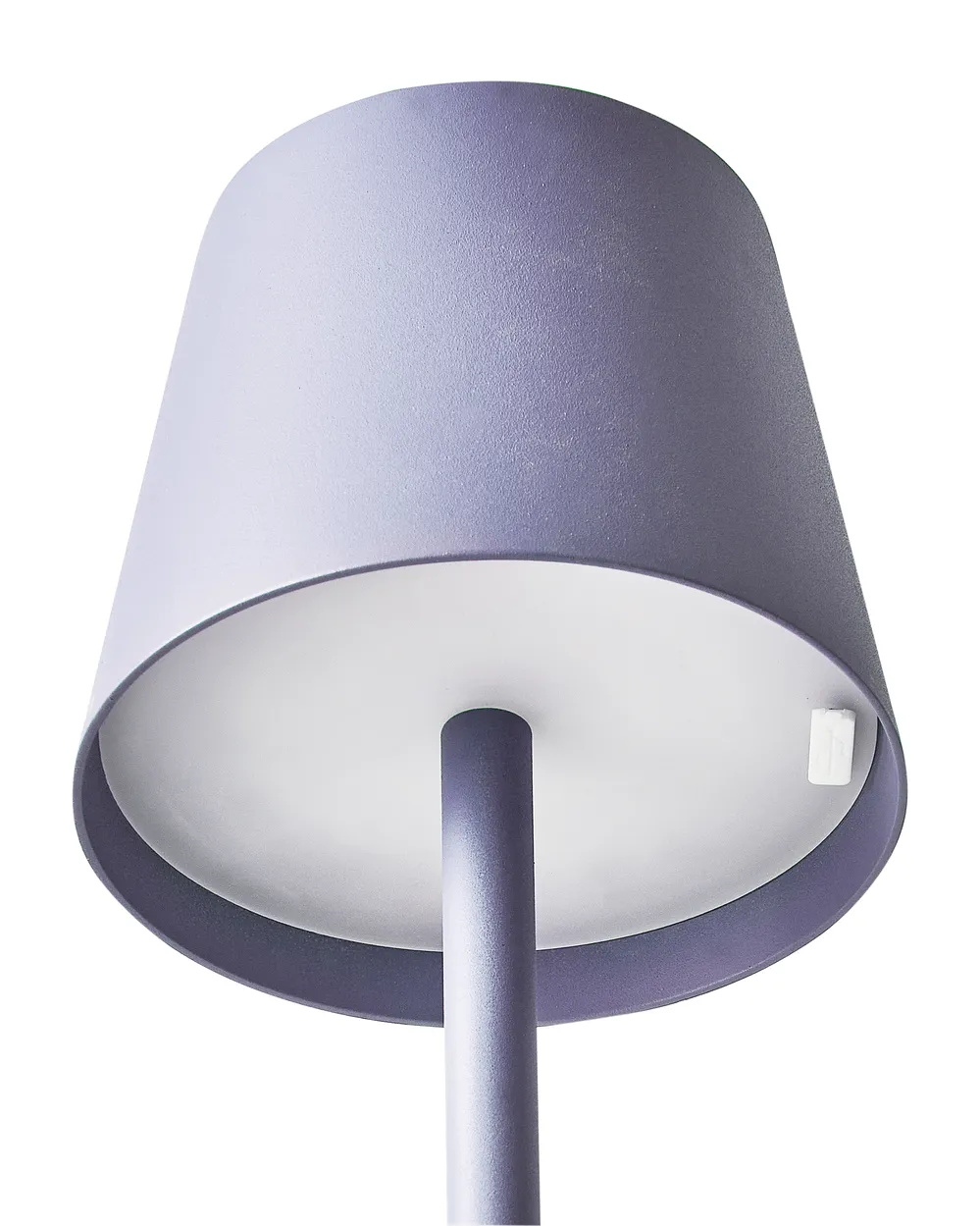 Wireless LED Table Lamp BACEIRO Metal Light Violet_1061029