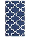 Rug SILVAN Navy Blue 80 x 150 cm Wool