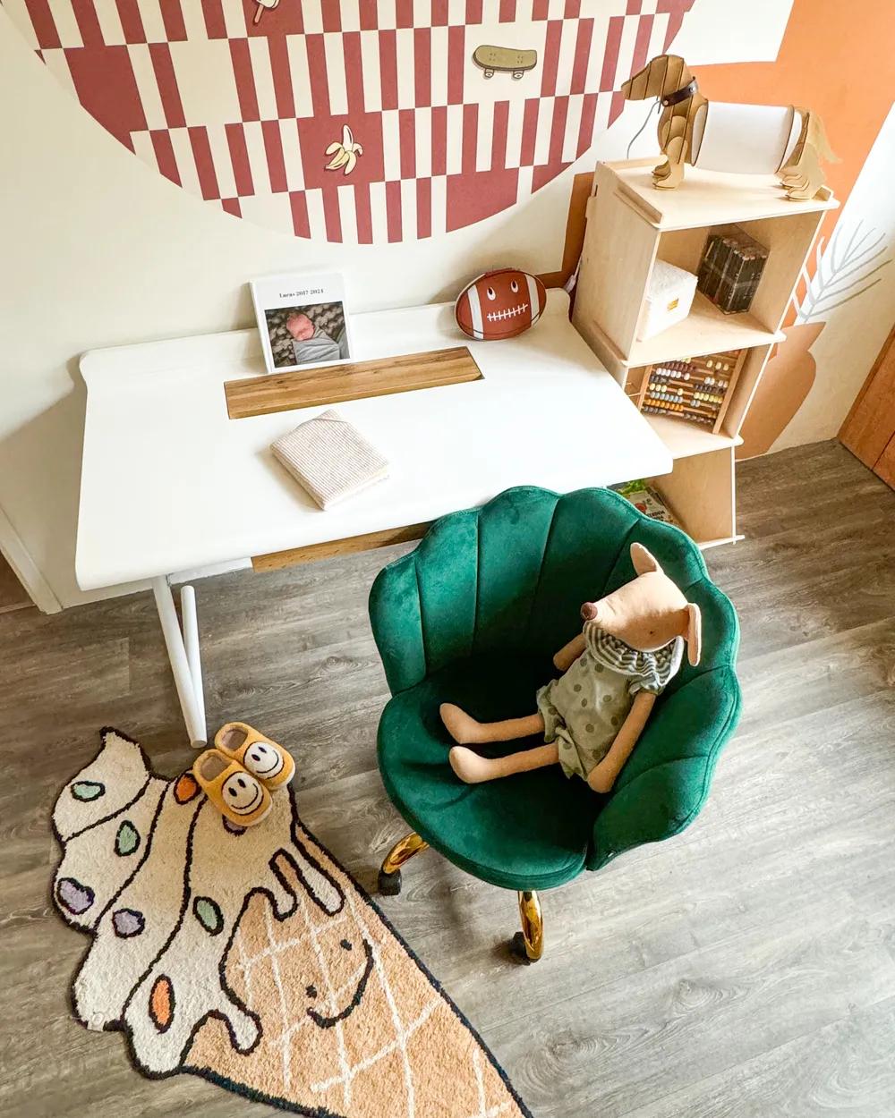 WOLTU Sedia da Scrivania per Babini, Sedia Ufficio Ergonoica Girevole