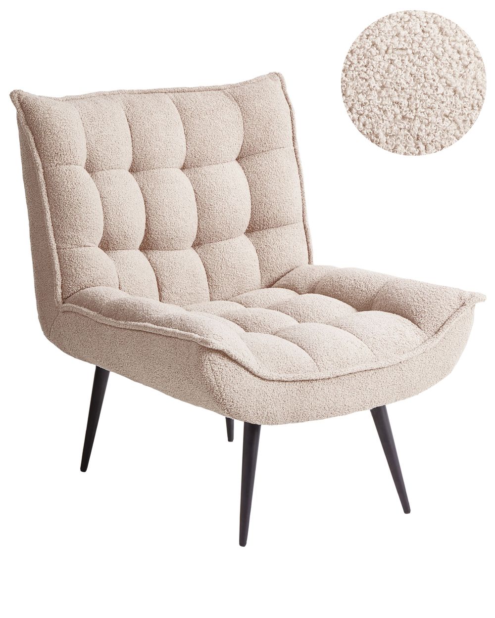 Fotoliu ALVESTA Boucle Bej