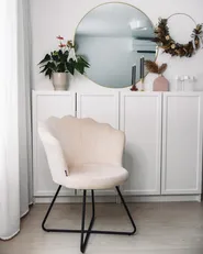 Armchair LOVELOCK Velvet Off-White_920201