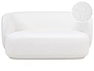 Sofa 3 Seater MELLOSA Boucle White_1197315
