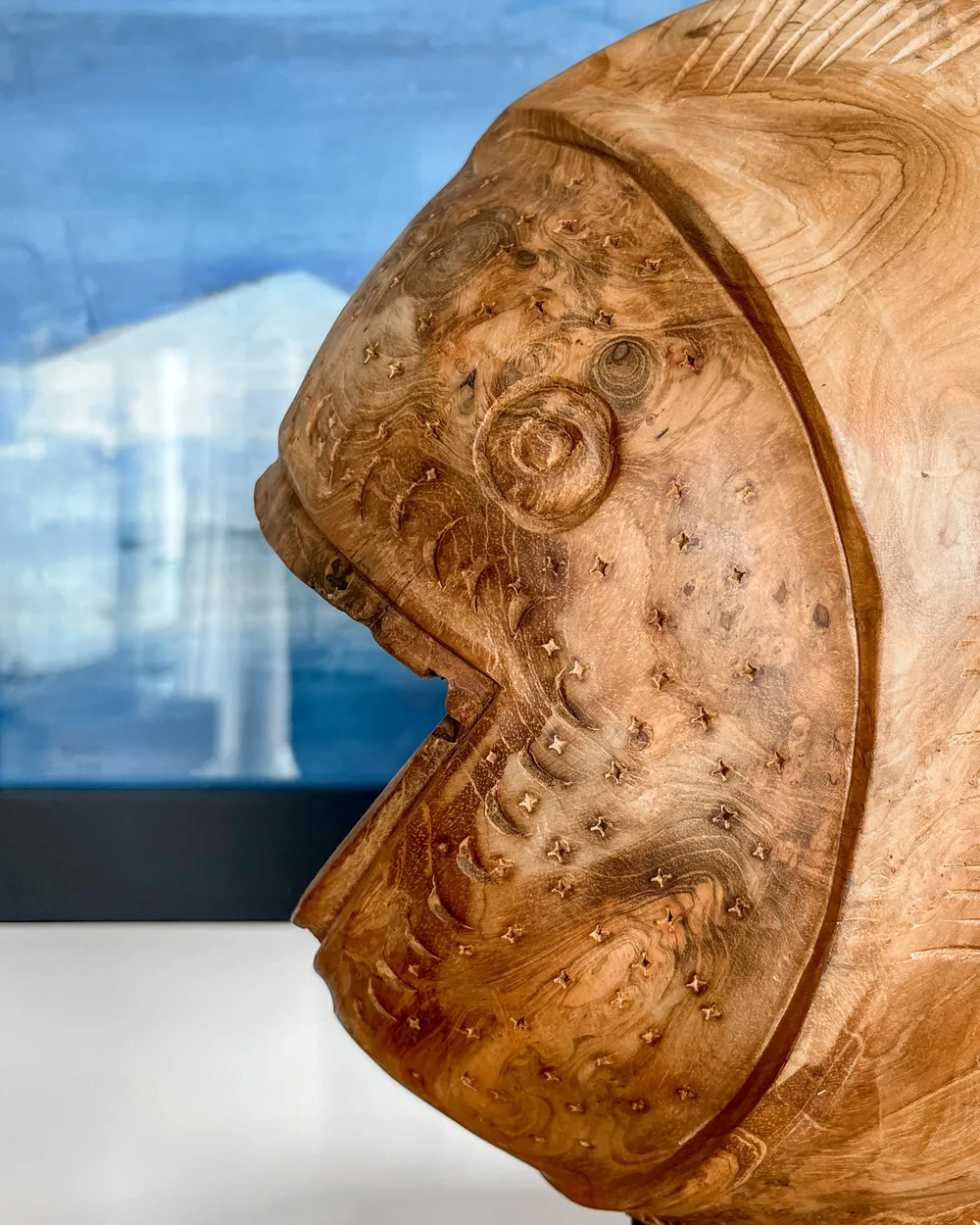 Accessorio decorativo Pesce PLAICE FISH Legno di teak Marrone_1000924