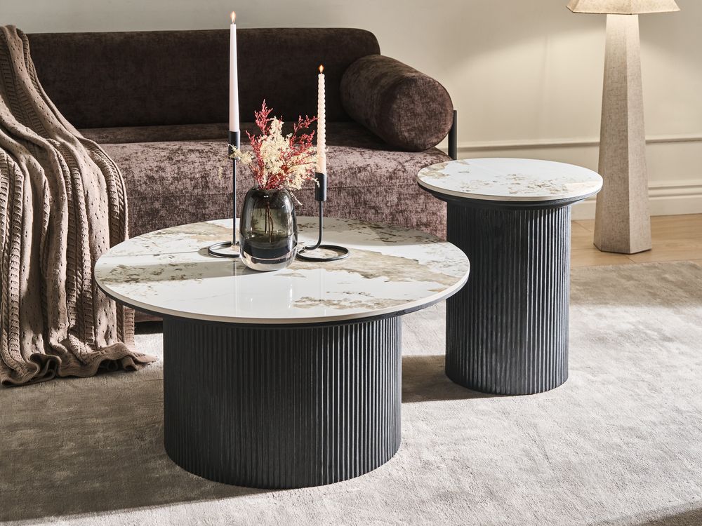 Coffee Table DORA Ceramic Black