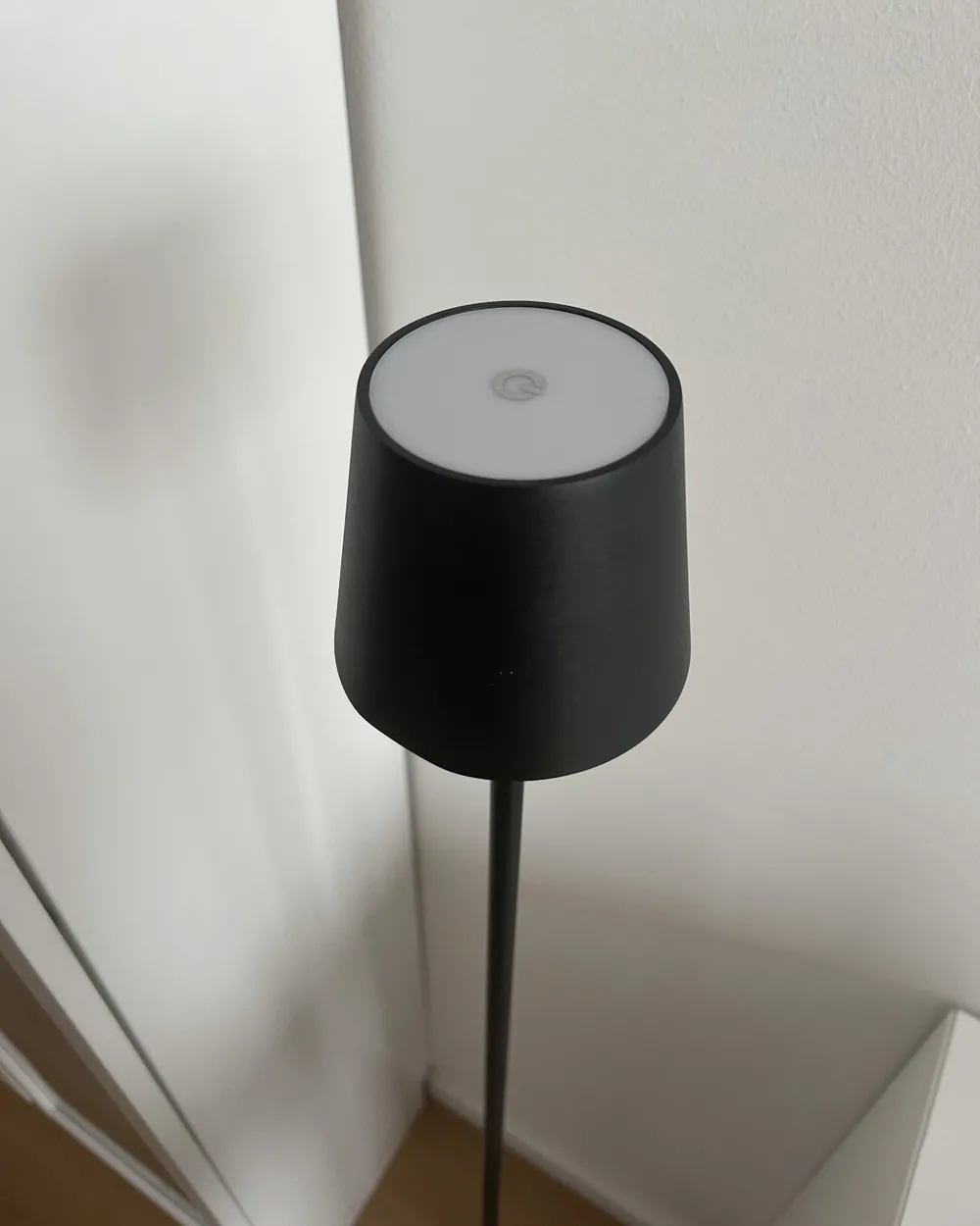 Lampada da terra senza fili a LED GAVARRESA con dimmer Metallo Nero_1063667