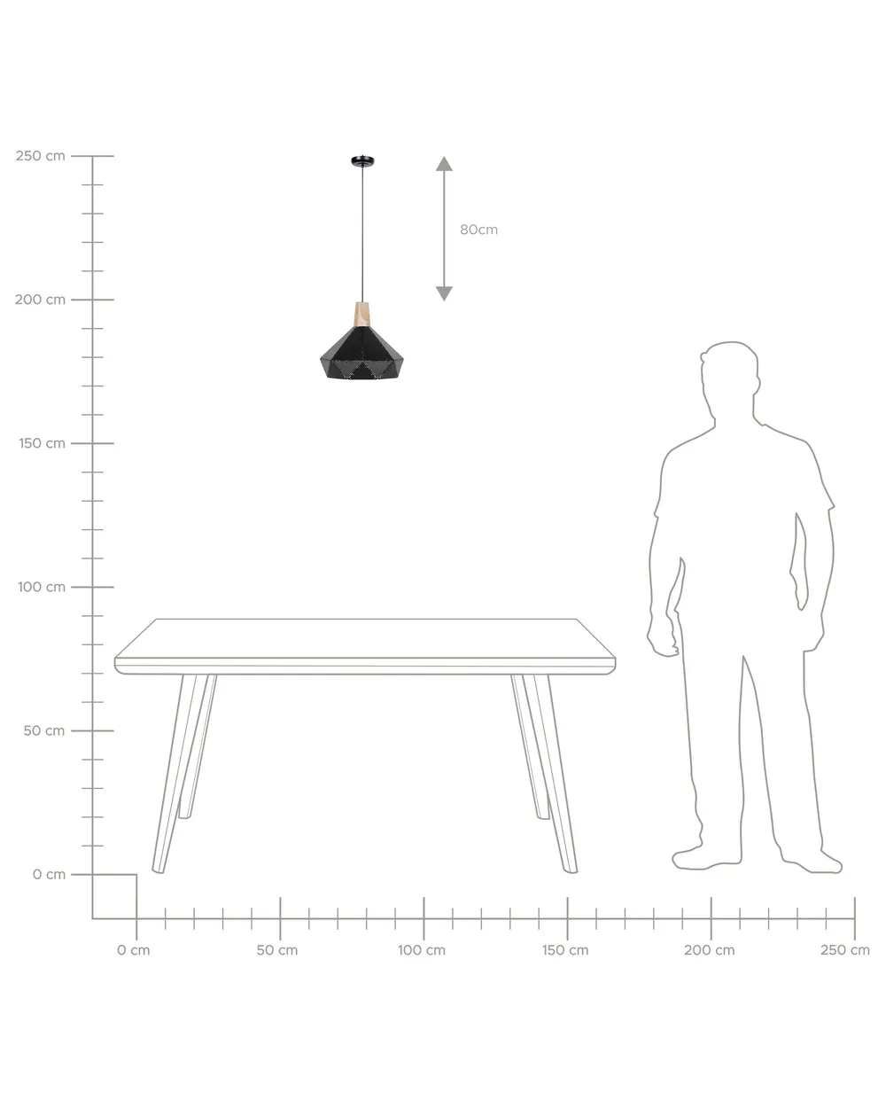 Pendant Lamp SOMME Metal Black_824337