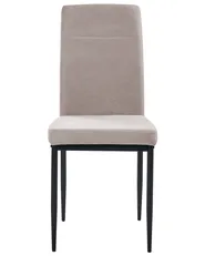 Set of 4 Dining Chairs RINER Fabric Taupe_1024480