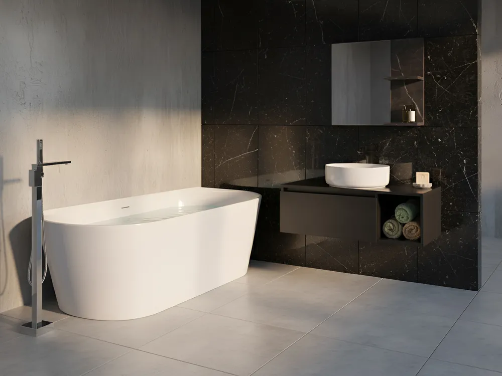 Vana RENACA 170 x 79 cm Bílá