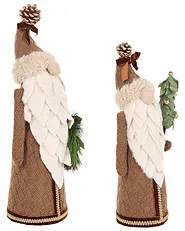 Set of 2 Figurines PITEA 44/54 cm Gnome Brown_1158698