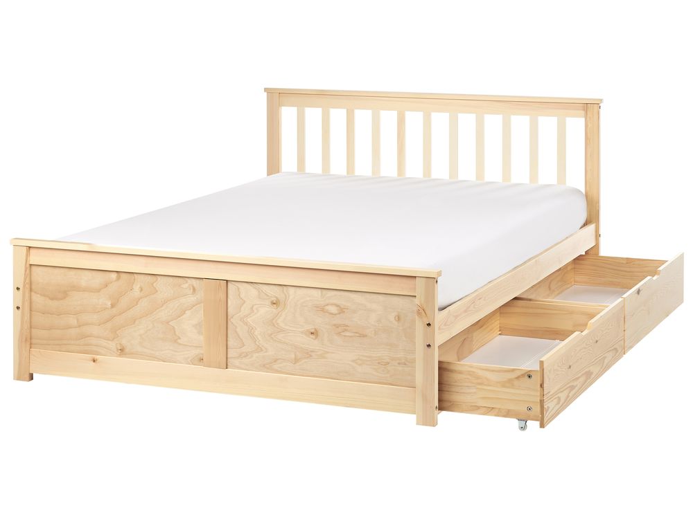 Bed with 2 drawers discount
