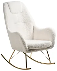 Rocking Chair GULSELE Boucle Off-White_1011915