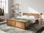 Letto Legno di pino OLENDON 180 x 200 cm Marrone_1068597
