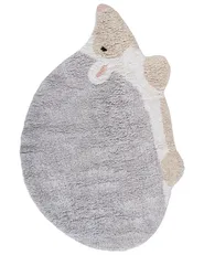 Tappeto per bambini HEDGY Grigio 80 x 120 cm Cotone_1107757
