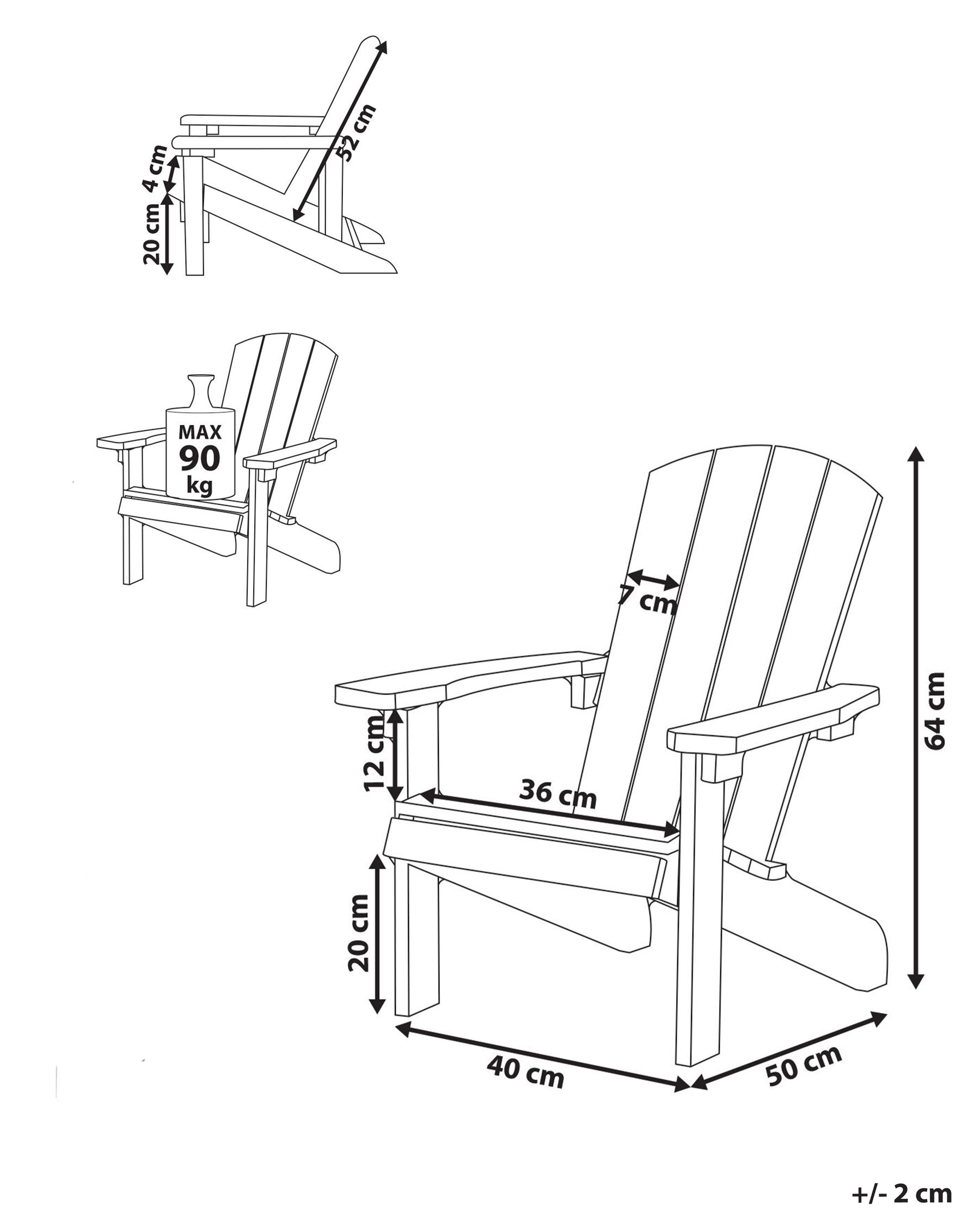 Sedia per Bambini ADIRONDACK Rosa pastello_918304