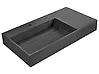 Wall Hung Basin CUSCO 900 x 480 mm Mineral Cast Black