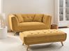 Sofa dla 2 osób HABO z otomaną Musztardowy