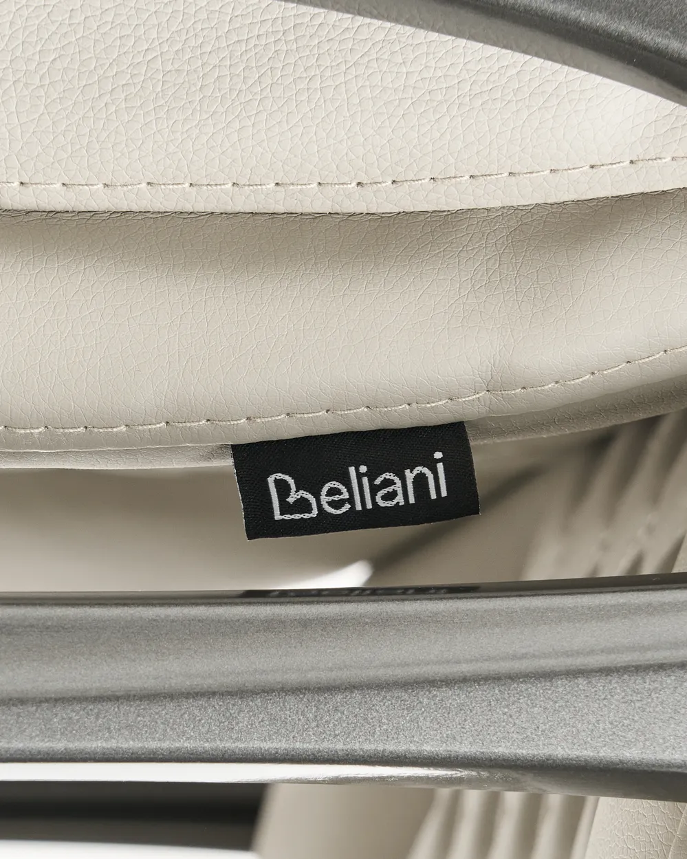 Poltrona da scrivania GALLANT Pelle sintetica Beige_990370