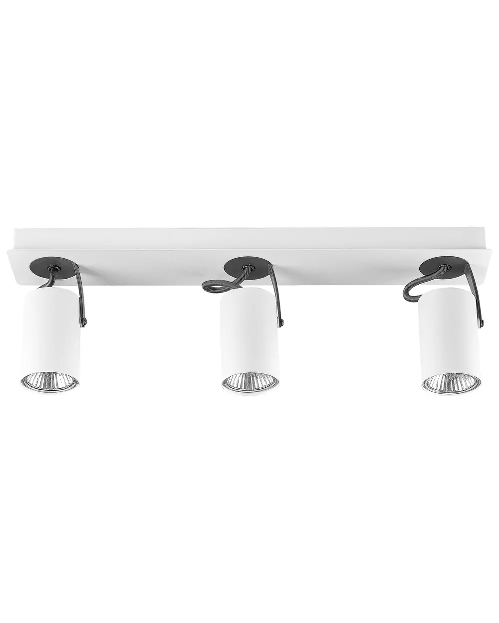 Faretto a 3 luci KLIP Regolabile Metallo Bianco_828527