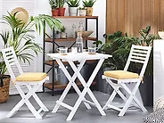 Lot de 2 coussins pour chaises de jardin FIJI 29 x 38 cm Jaune_1177342
