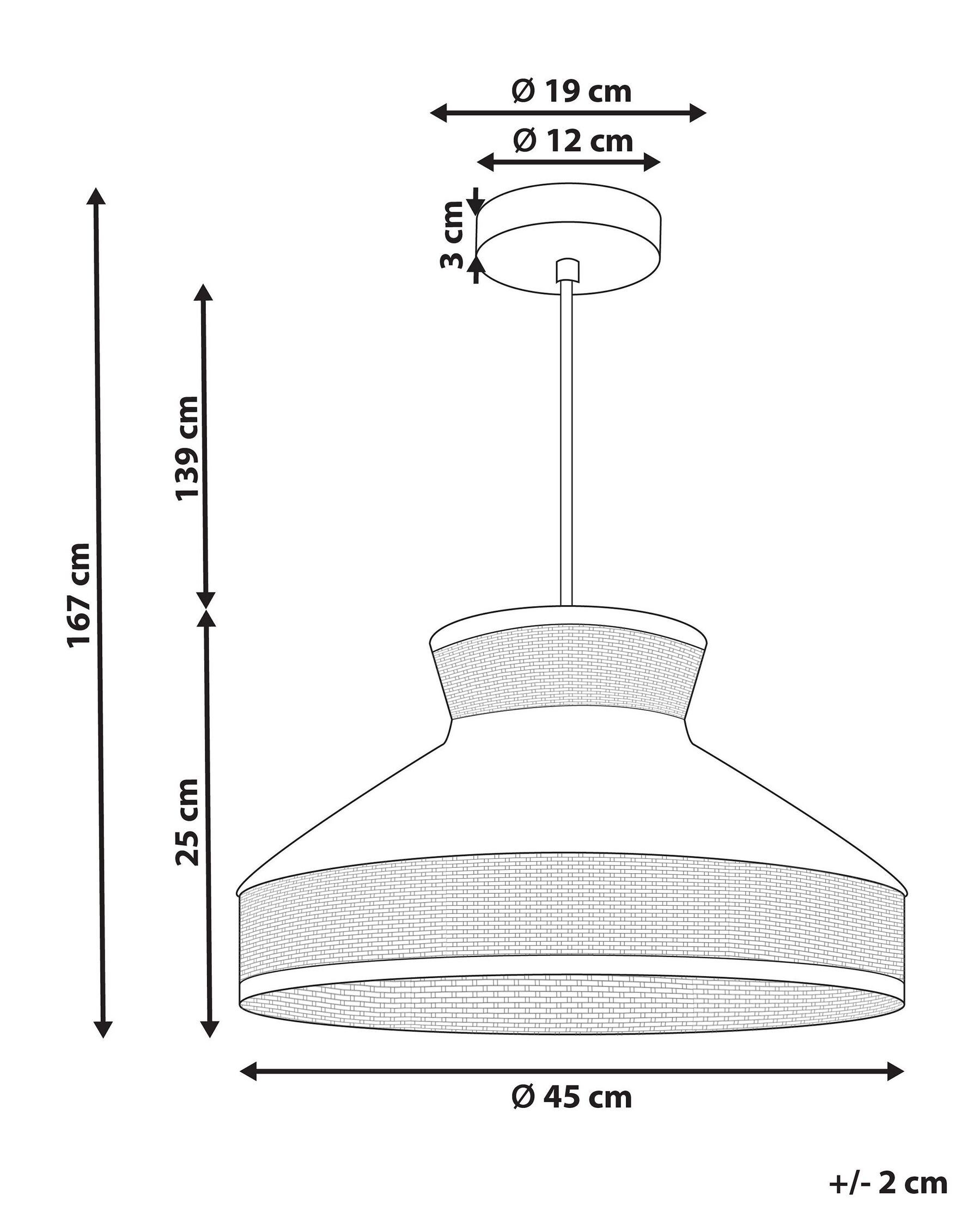 Pendant Lamp BATALI Rattan Mustard_836963