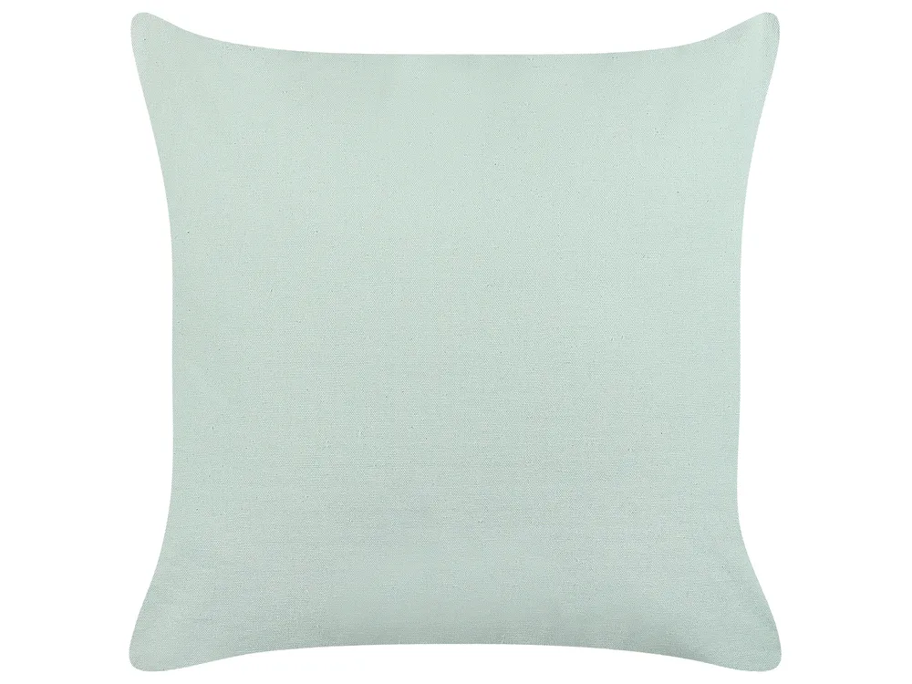 Poduszka dekoracyjna BACOPA 45 x 45 cm Bawełna Zielony Wzór zygzak_839930