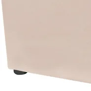 Ottoman Bed LUBBON Velvet Beige 140 x 200 cm (EU Double)_833513