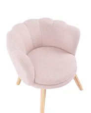 Poltrona per Bambini HALBY Bouclé Rosa pastello_989128