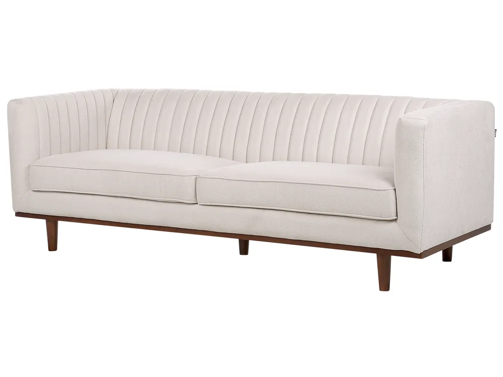Divano 3 posti SKAULE Tessuto Beige_894073