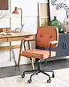 Desk Chair PAWNEE Fabric Orange