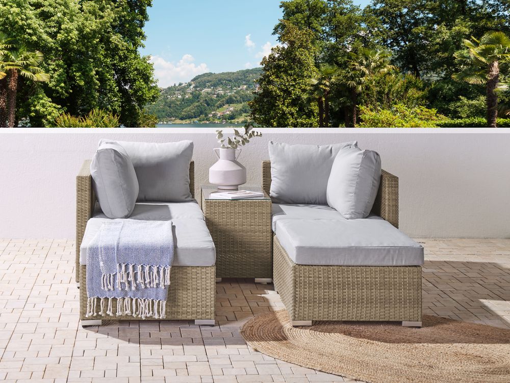 Set di copricuscini per esterni NOTO Grigio